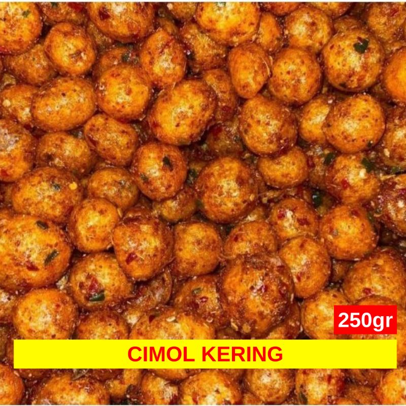 

Cimol Kering Cimolring Cimol Goreng Bulat 250gr