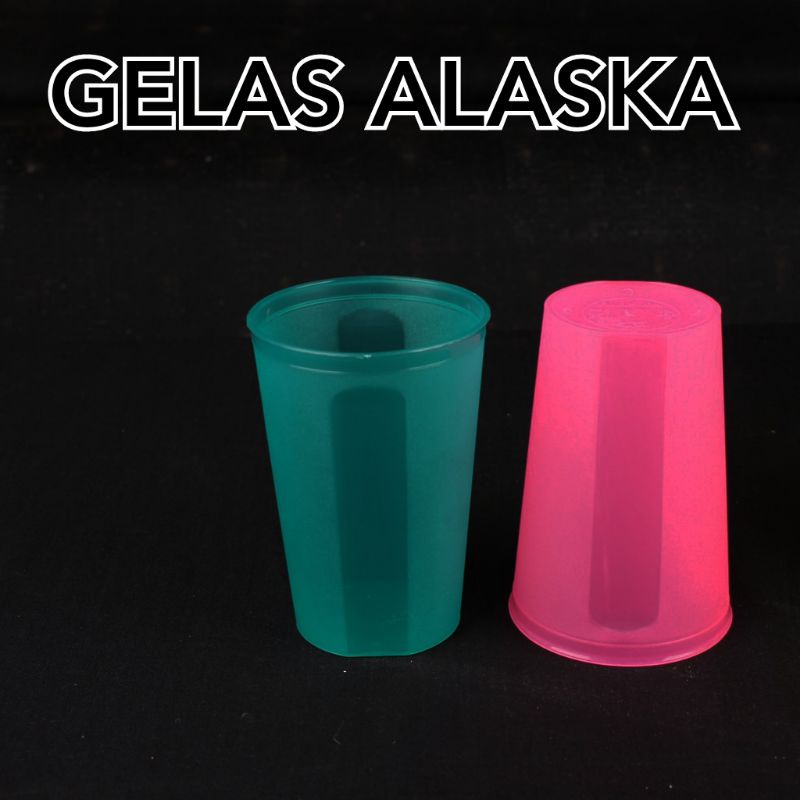 GELAS PLASTIK KH ALASKA/VIOLA MANGGIS MURAH