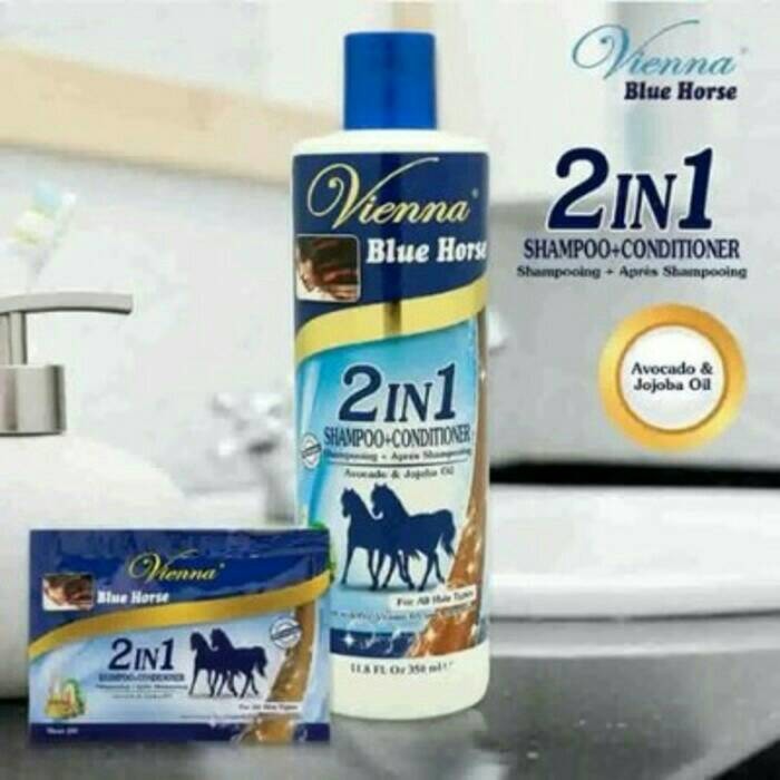 VIENNA SHAMPO + CONDITIONER 2IN1 BPOM - SHAMPO KUDA VIENNA 2IN1