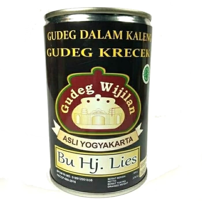 

Gg0Hh Gudeg Kaleng Krecek Wijilan Bu Lies - 300Gram Ds0kk