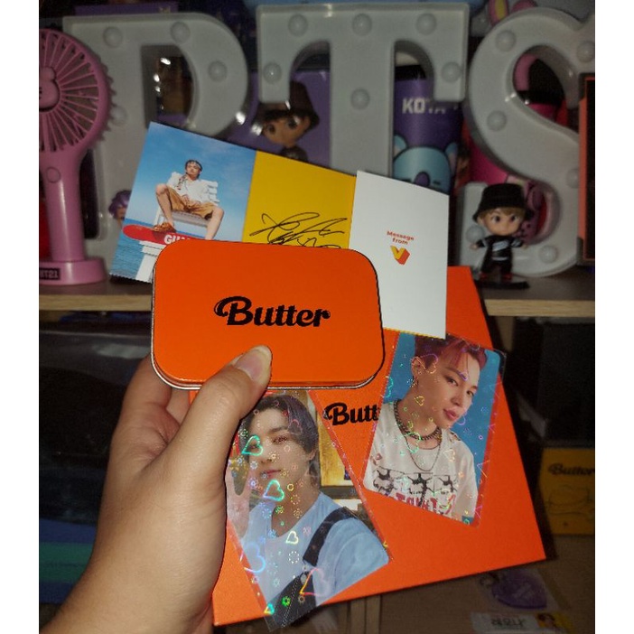 [READY STOCK] BTS ALBUM BUTTER PEACHES PC JIMIN (Cream) POB & Photostrip JUNGKOOK JK MC TAEHYUNG V U