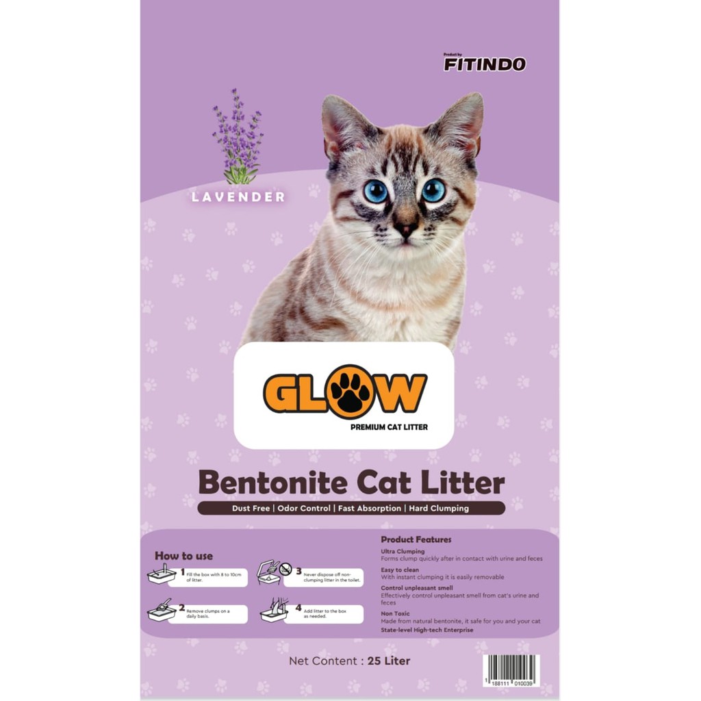 Jual Pasir Gumpal Wangi Glow Cat Litter 10l Bentonite Pasir Kucing Premium Indonesia Shopee Indonesia