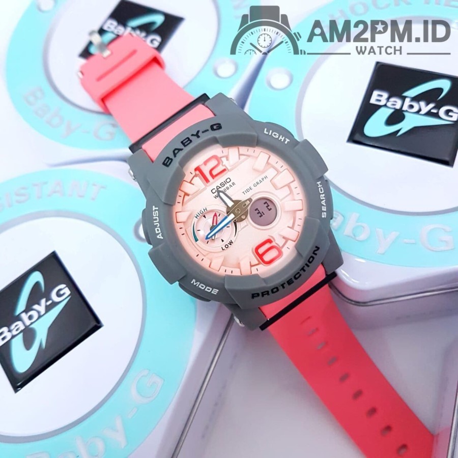 Jam Tangan Wanita Merk Casio Baby G Jepang Box Original Type BGA180B BGA 180 B ORIGINAL B*