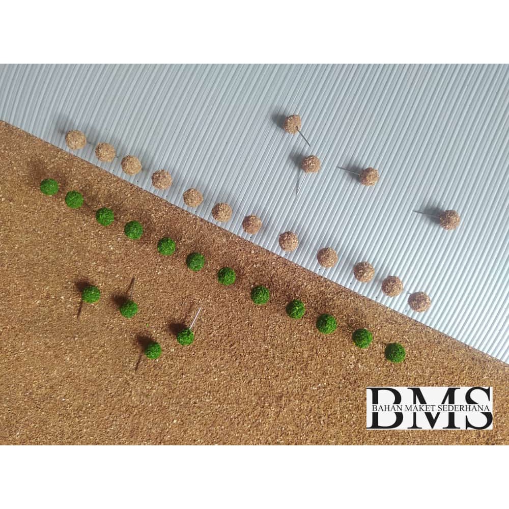 POHON BULAT 1,2 CM MAKET MINIATUR