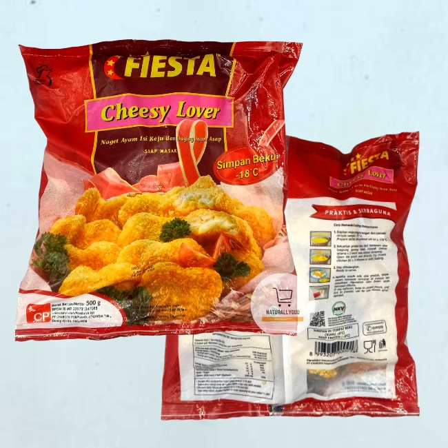 Fiesta Cheesy Lover Nugget isi Keju 500gram