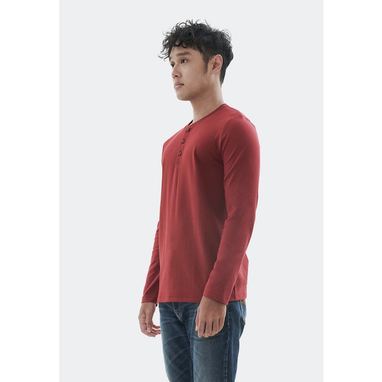 MANZONE Kaos pria lengan panjang EAST - BESTBUY-RED