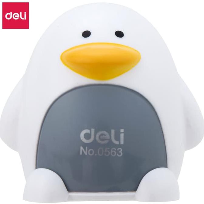 

Deli E0563 Rautan-Penguin 2-hole Sharpener w/canister OBRAL