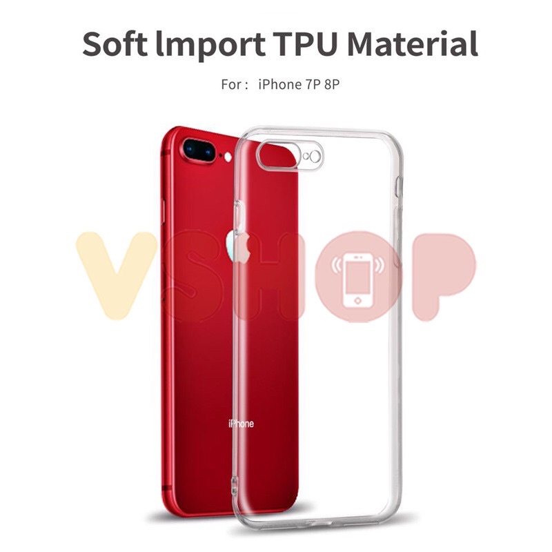 SOFTCASE TRANSPARAN IP 7+ 7 PLUS - 8+ 8 PLUS PREMIUM CLEAR CASE