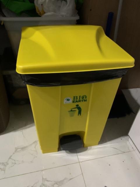 Tempat Sampah Injak 50 Liter Bio Earth Greenleaf / Tempat Sampah Bio