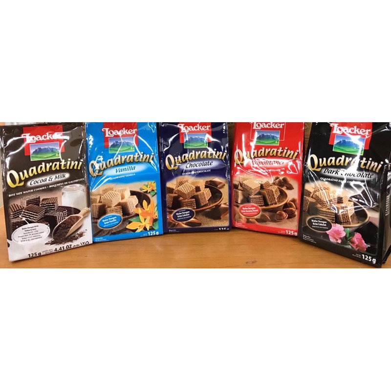 

LOACKER QUARDRATINI 125 GR BUY 1 GET 1