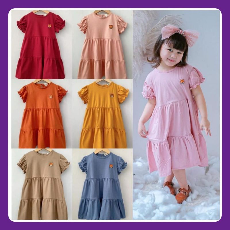 Dress Anak MOLLY By SMILEE 1-5 tahun Dress Anak Lucu Dress Anak Premium