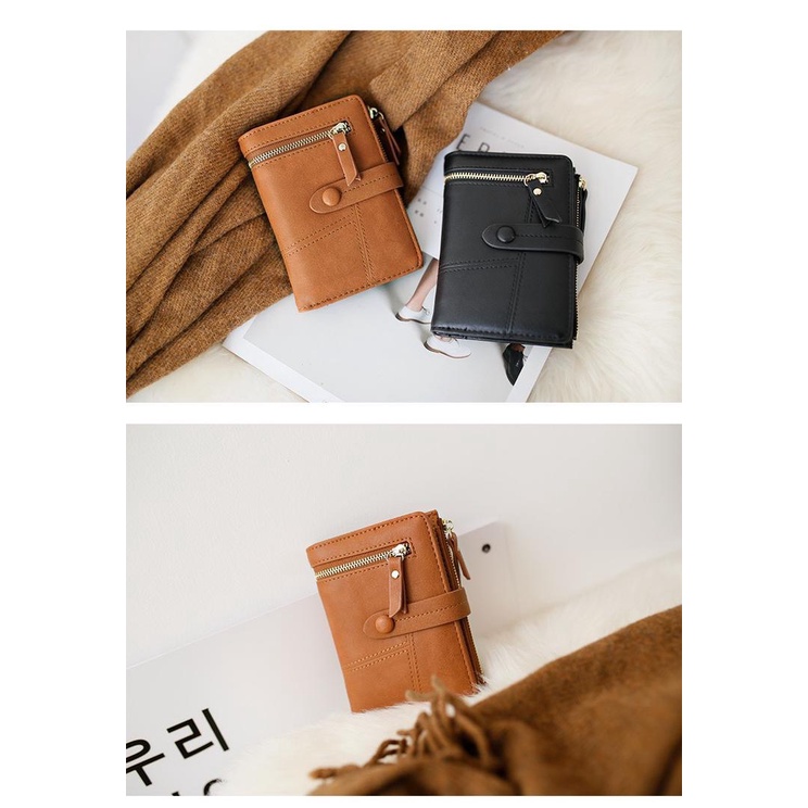 DOMPET WANITA LIPAT C219-1 KULIT IMPORT KOREA MURAH ABG FASHION BATAM WALLET PREMIUM BRAND WA019B7