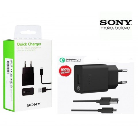 Travel Charger Sony Qualcom Original 100%  Type UCH - 10 / Fast Charging