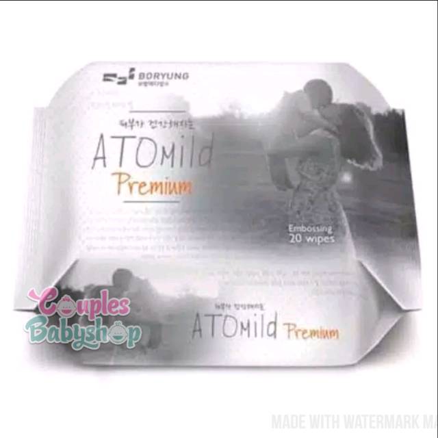 Dr.  Ato Atomild Premium Wet Tissue Embossing (20 wipes)