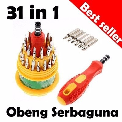 Obeng Set 31in1 - Obeng Set Telur - Obeng Mini Service Elektronik HP-1