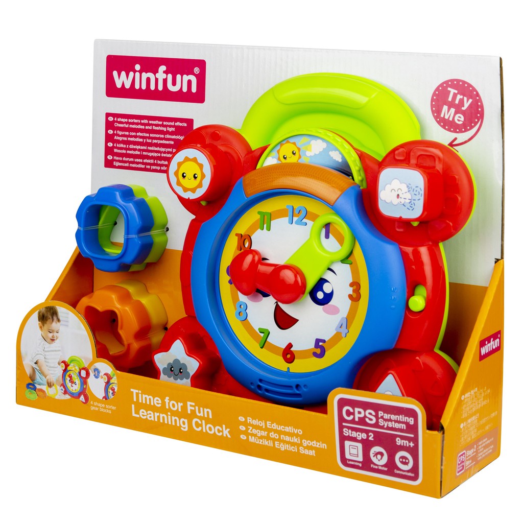 WINFUN Time for Fun Learning Clock - Mainan