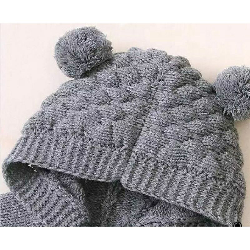 Jumper Bayi Laki-laki&amp;Perempuan Jumper 0-12 Bulan Popcorn Rajut Halus Lembut/jumpsuit bayi Lembut