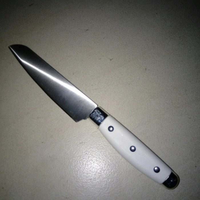 (PUTIH 88) Pisau Dapur PROFESIONAL Slicer Knife Super Tajam Gagang