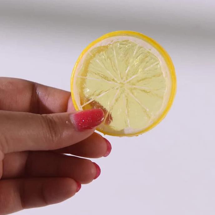 extrim fs buah artificial import/ buah hiasan-lemon-slice juz