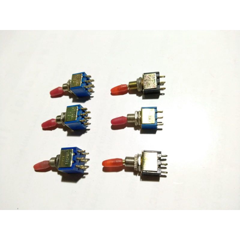 saklar toggle mini on off/saklar toggle 3 pin/saklar toggle 6 pin
