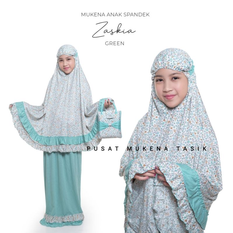 MUKENA ANAK (5-12 TAHUN) SPANDEK SUTRA ZASKIA  - 2