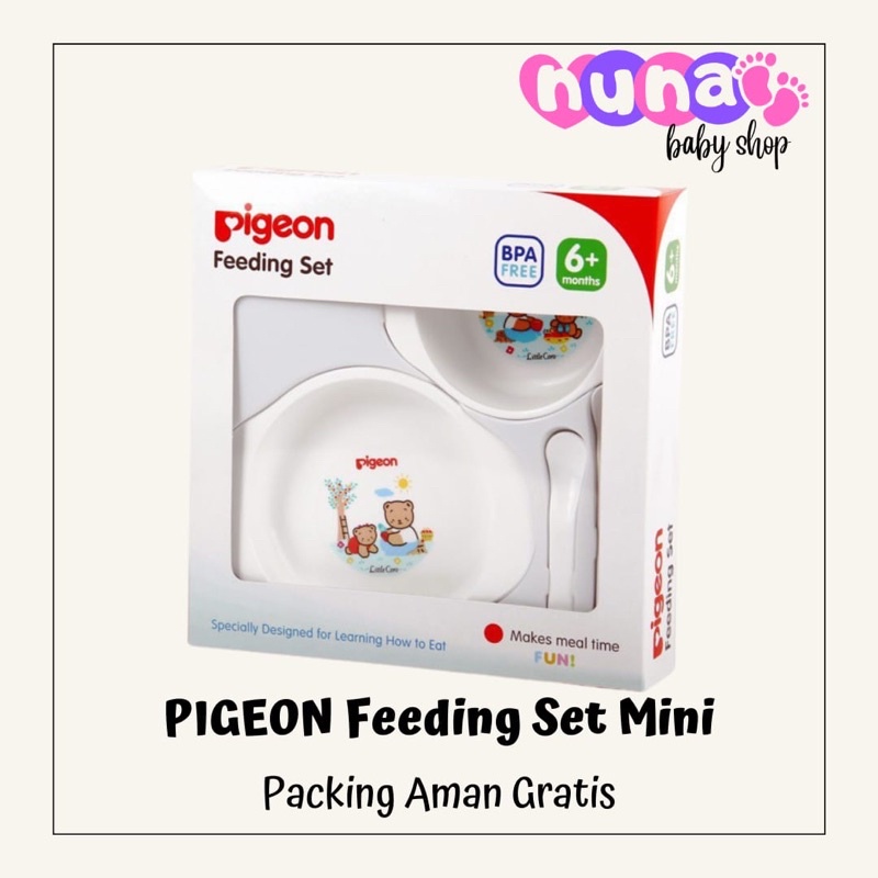 Harga PIGEON FEEDING SET MINI / Perlengkapan MPASI Bayi / Piring
Mangkok Sendok / Baby gift set