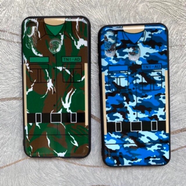 CASE ARMY ALL TYPE HP TNI AL/AU/AD FULL ULTRAVIOLET KILAT HARDCASE