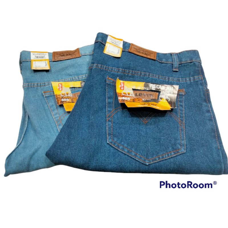 celana pendek jeans pria super jumbo/big size