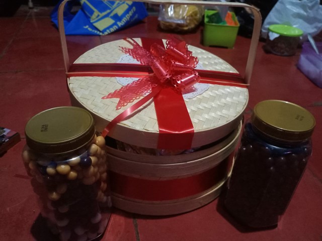 Rantang Bambu Susun 1 Diameter 25 Cm