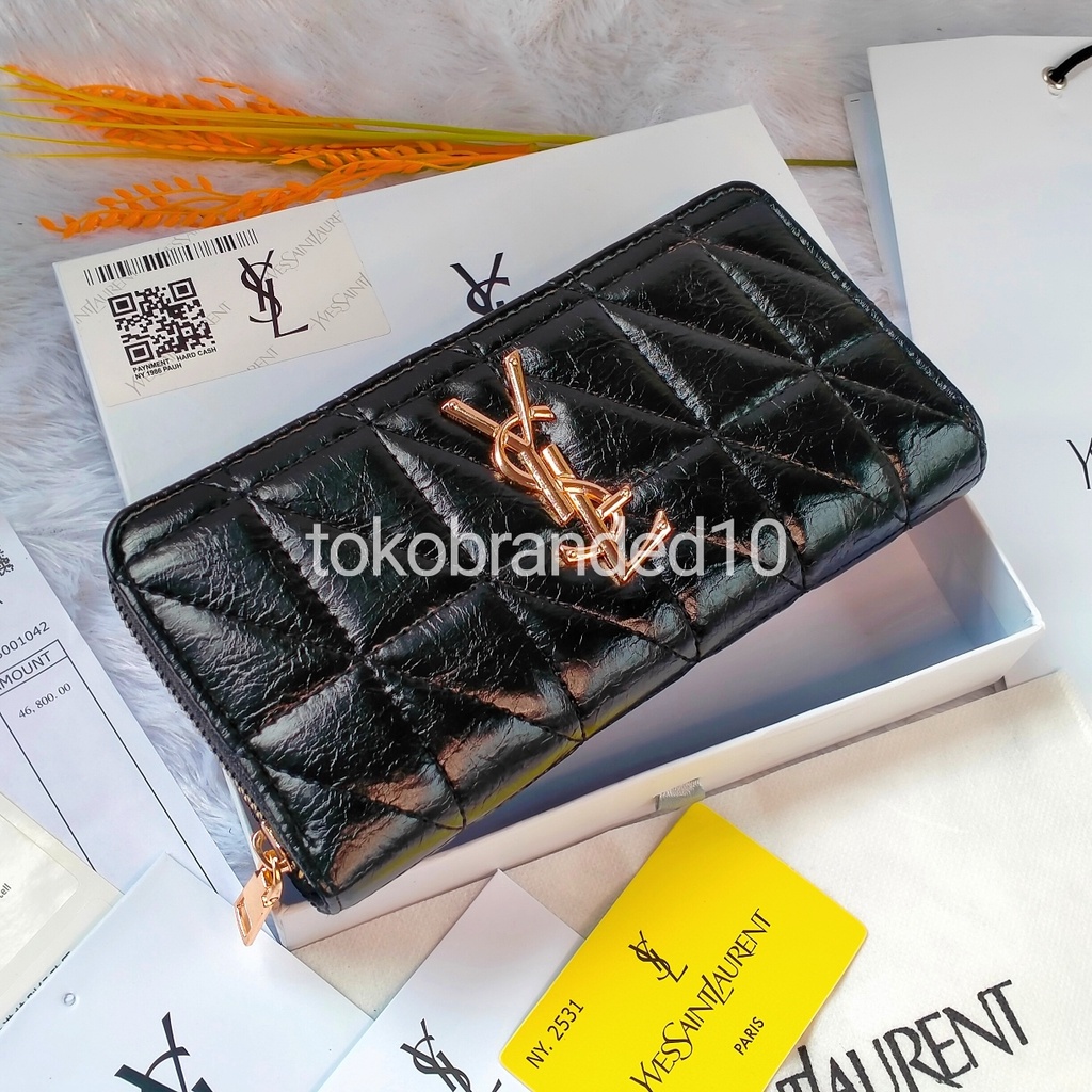 DOMPET PANJANG WANITA Y$L EMBOSSE RESLETING FREE PAPERBAG+BOX FULLSET
