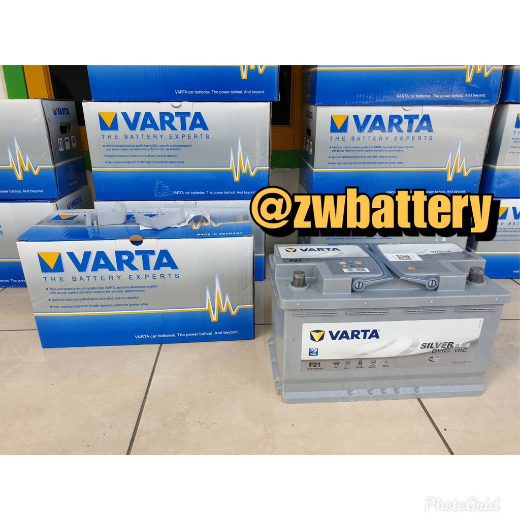 Jual Aki Mobil Toyota Fortuner VRZ DIN 80 VARTA AGM 12V 80Ah Indonesia