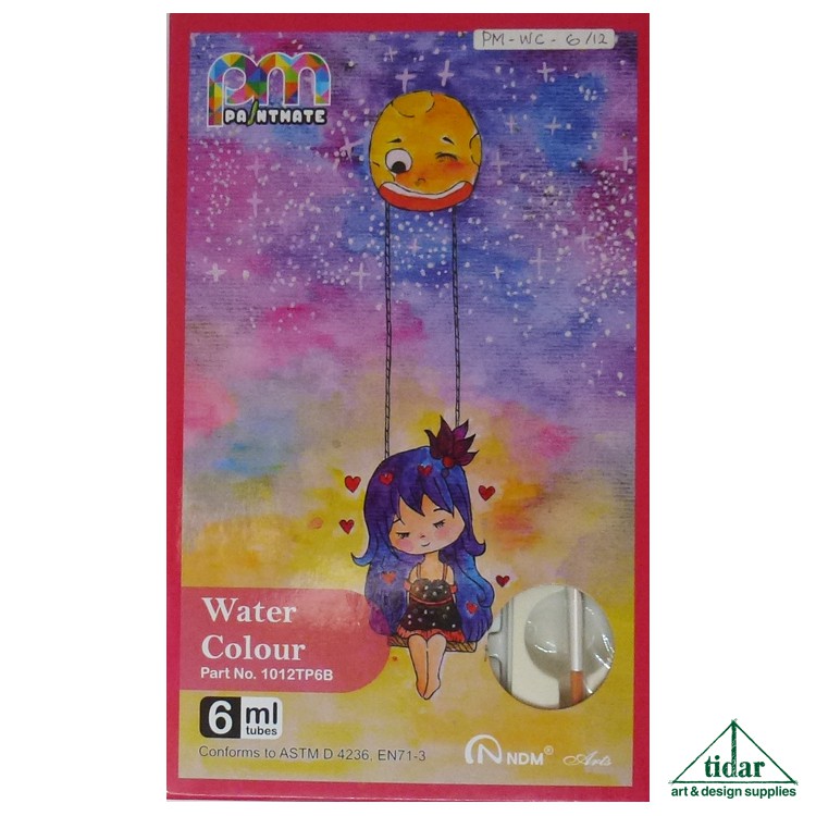 

Cat Air / Paintmate Watercolour / Watercolor Set 12 x 6 ML Tube