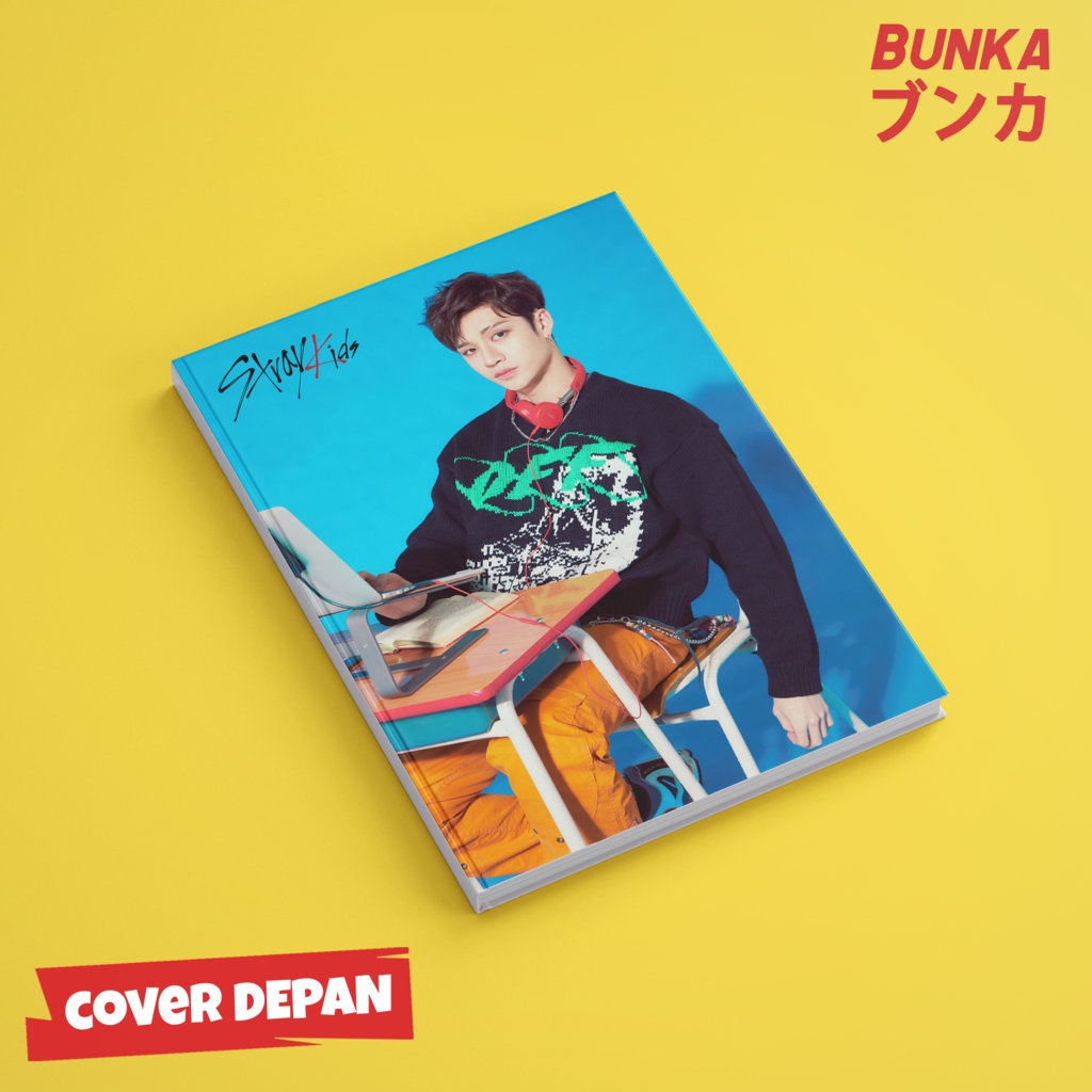 

Notebook KPOP Stray Kids bang Chan Hardcover A5 Buku Tulis Catatan Notes Agenda Planner Jurnal