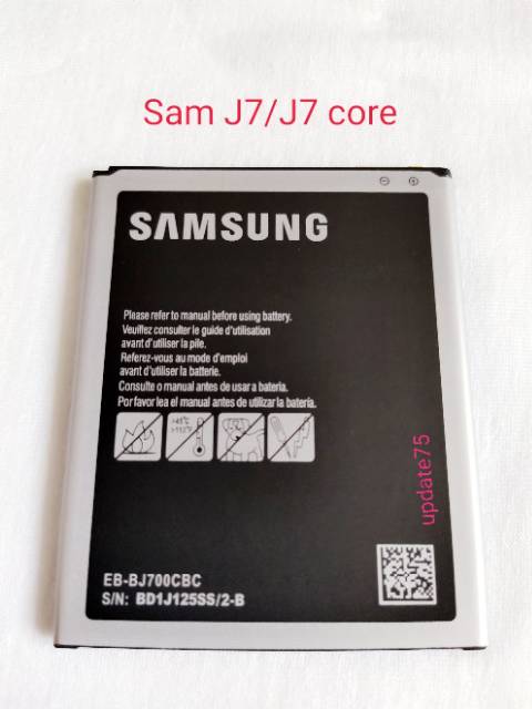 Baterai Samsung J7 J700 J7 Core J7 Duo On7 On 7 J4 J400 J400F J4 2018 J7 2015 EB-BJ700CBC Original