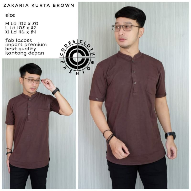 Kurta Kaos Baju Kurta Polo Baju Lebaran Pakaian Muslim Exclusive Premium