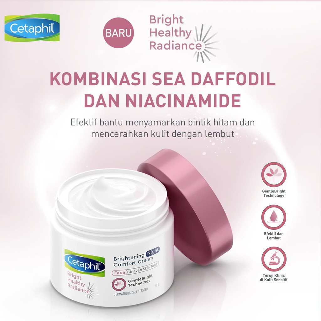 Cetaphil - Bright Healthy Radiance Brightening Night Comfort Cream (50 gr)