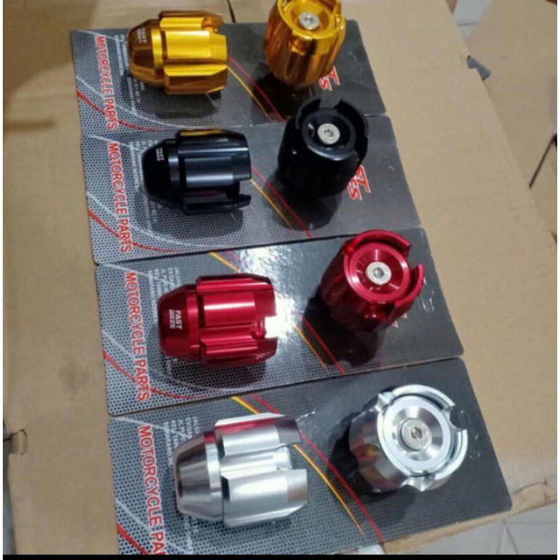 Jalu AS Roda Depan Full CNC / Jalu As Variasi Motor Full Warna Universal/