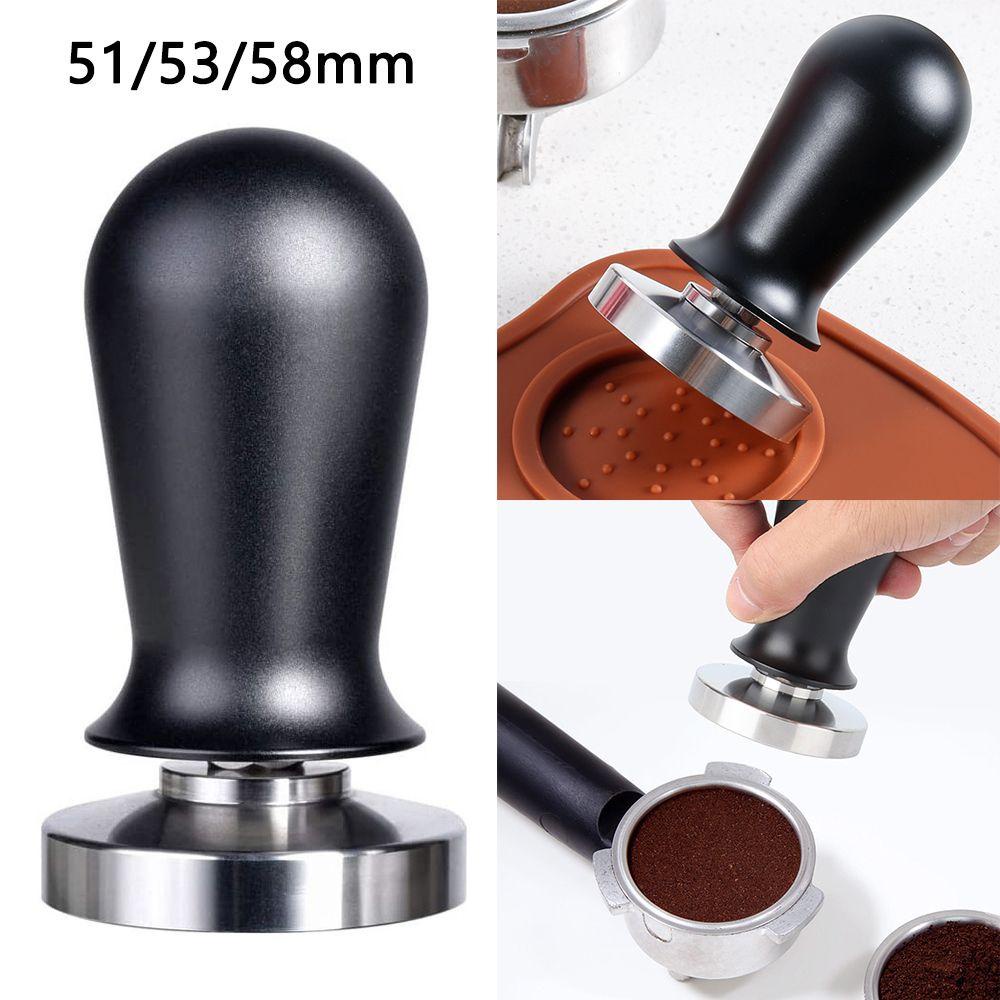 Solighter Calibrated Espresso Tamper Home Pressure Tamper Stainless Steel Alat Seduh Kopi Flat Base