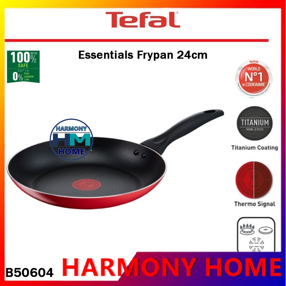 Tefal Tefal Essentials Frypan 24cm/20cm Panci Wajan Anti Lengket