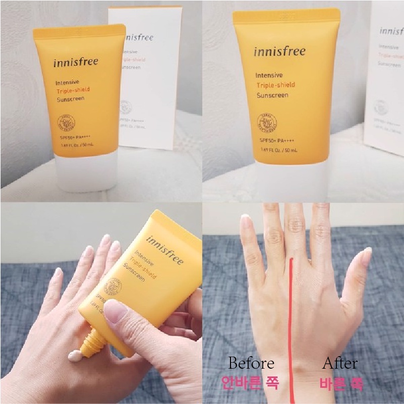 [COD] innisfree Intensive Triple Shield Sunscreen SPF50+ PA++++ 50ML