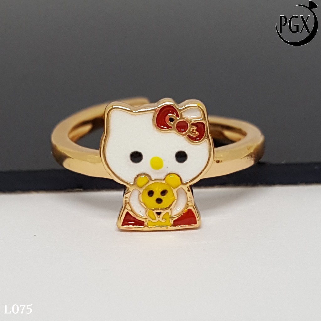 PGX Cincin Anak Xuping Aksesoris Perhiasan Lapis Emas Premium - L075