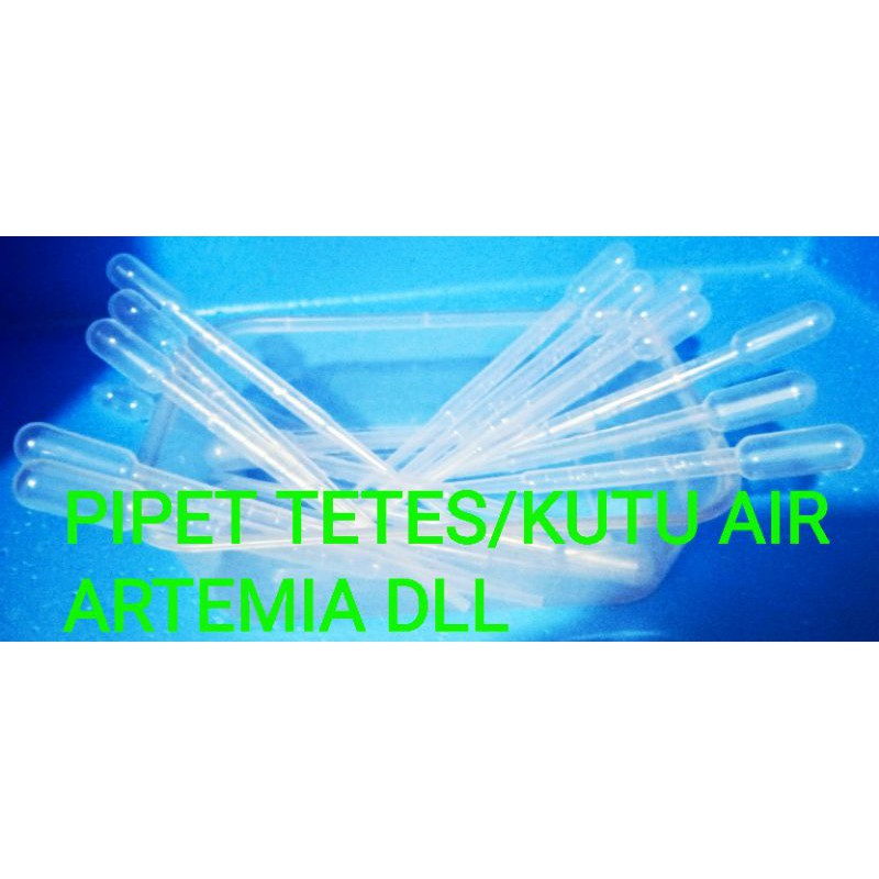 PIPET TETES 3ml Dan 5ml / KUTU AIR, ARTEMIA, JENTIK NYAMUK