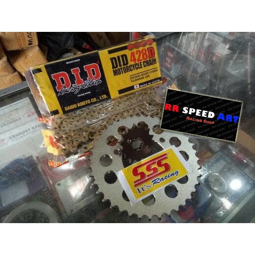 Gir | Gear Set SSS rante DID Gold CBR, CB150R, Verza, Megapro, K45