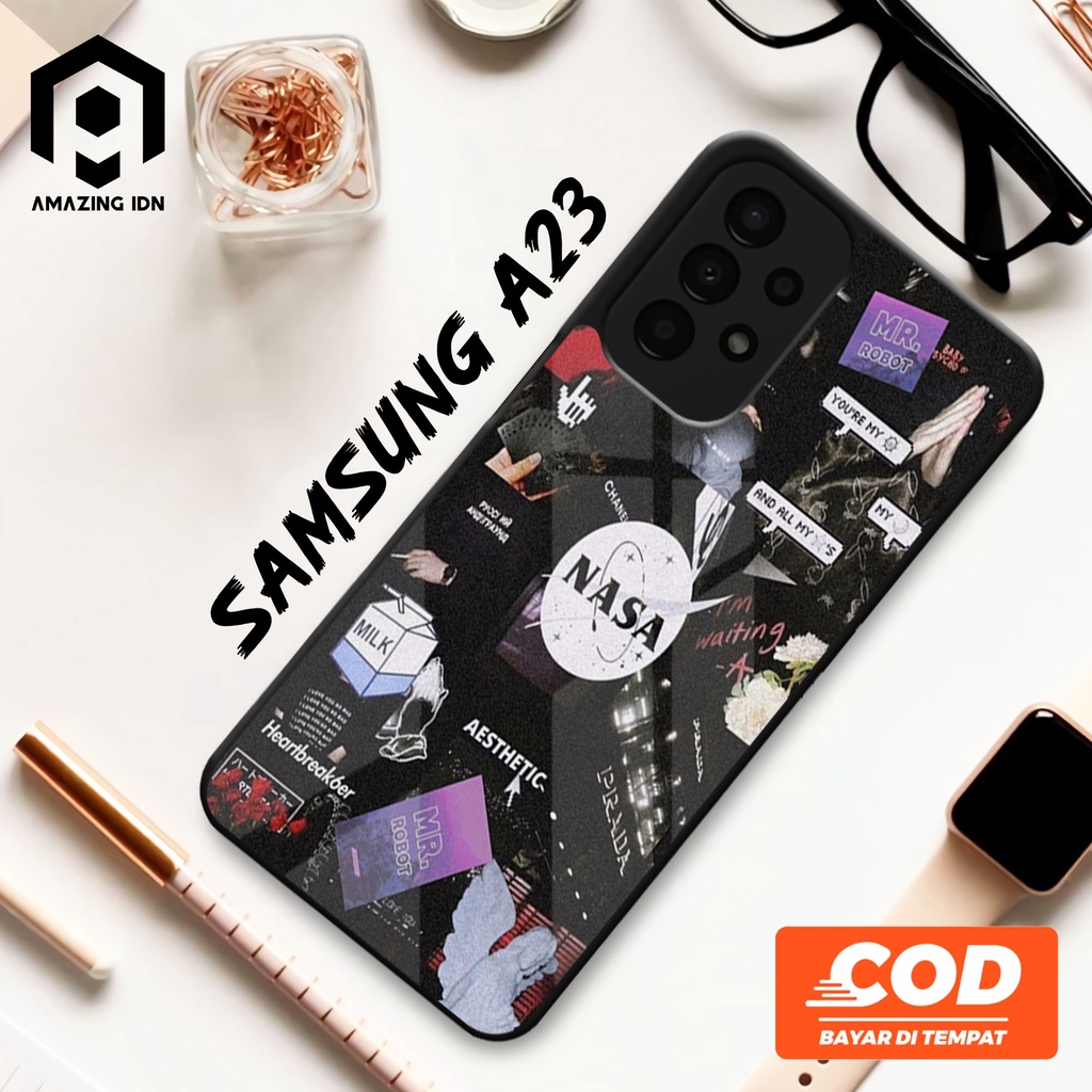 Hardcase case 2D Samsung A23 - [ Motif Gambar 3D ] - Casing For Type Samsung A23 - Case Samsung - Kesing Samsung A23 - Case Samsung Mewah - Case Samsung A23 - Hardcase Samsung A23 - Pelindung Hp - Aero Case