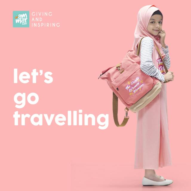 TAS RANSEL ANAK PEREMPUAN MUSLIMAH AMMARKIDS