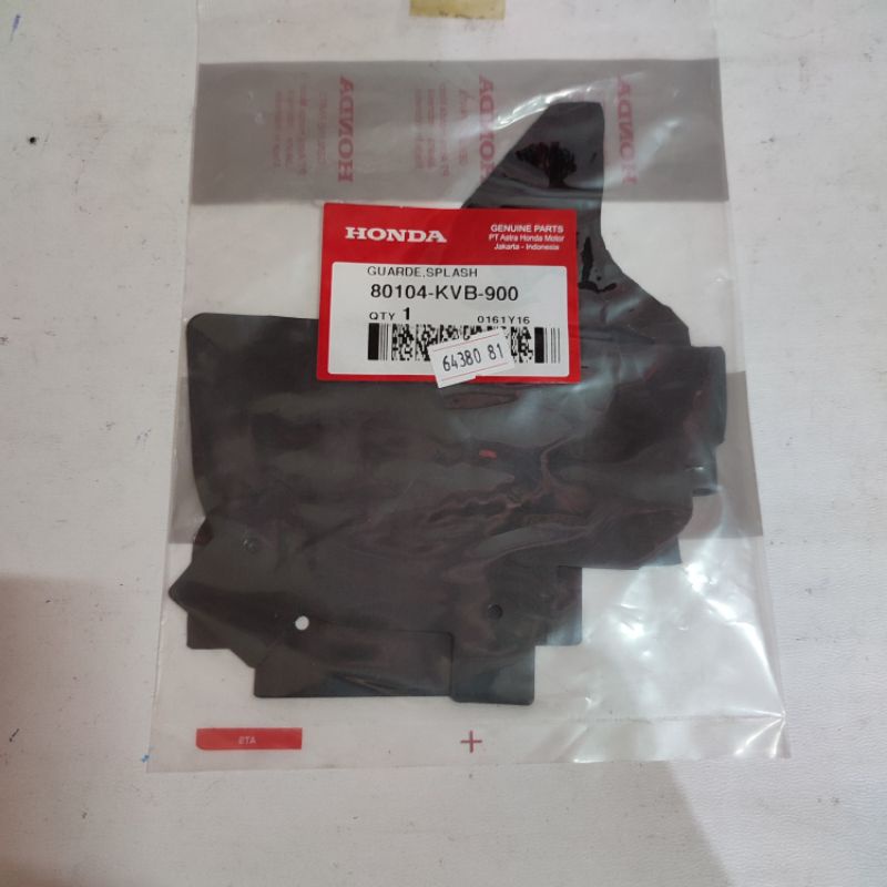 Guarde Splash 80104-KVB-900 Karet Kepet Air Spakbor Slebor Belakang Honda Vario 110