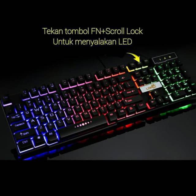 Terbaik Gaming Keyboard RGB LED - R260