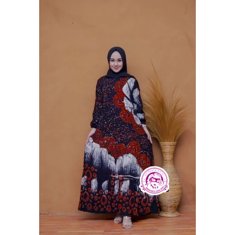 Gamis Wanita Twill Ori Premium / Gamis Batik Wanita Terlaris Viral bisa COD