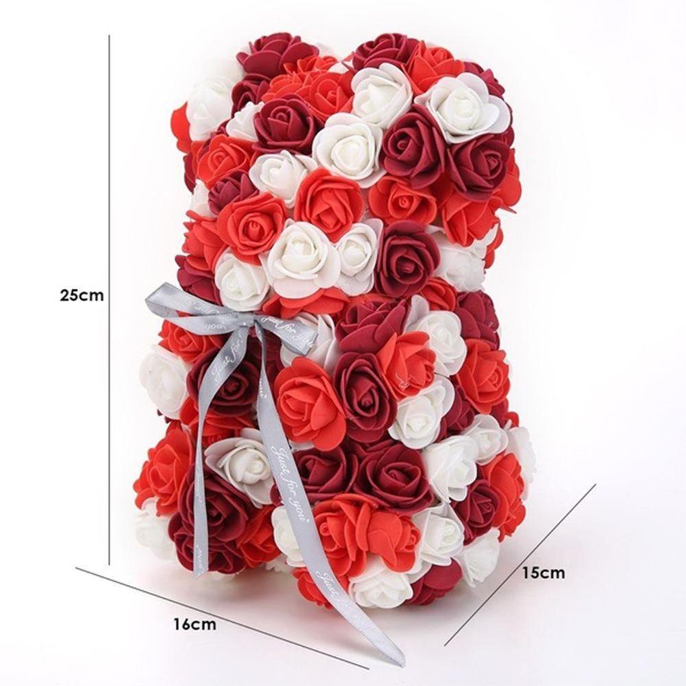 R-FLOWER 25 cm Artificial Decor Dekorasi Pesta Romantis Wedding Decor PE Buket