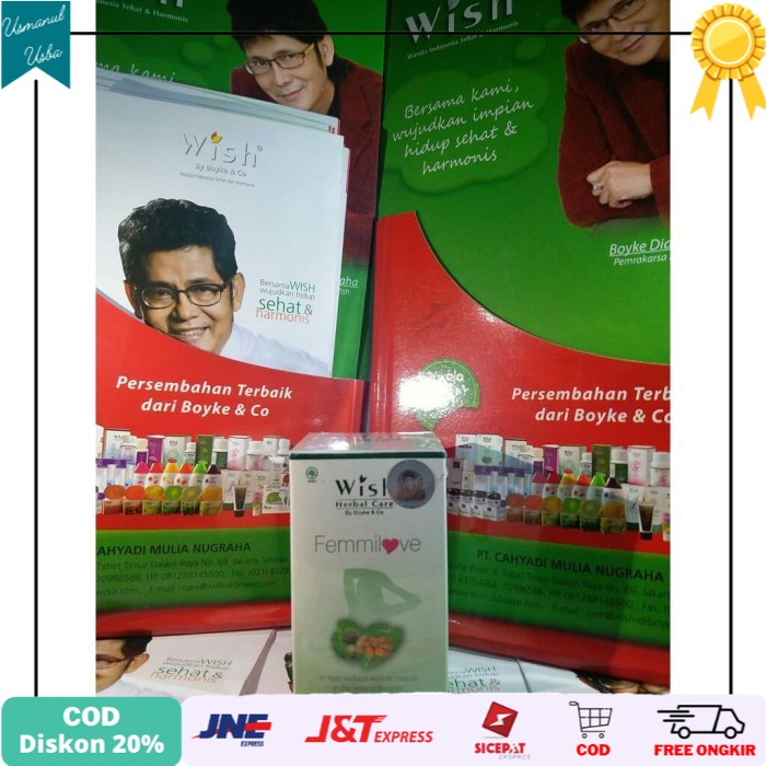 

◾COD◾ FEMMILOVE - PRODUK WISH DR BOYKE 100% ORIGINAL